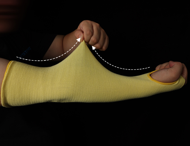 科旭芳綸防火防割護臂SK-46：把“安全鎧甲”戴在手上，工業防護再無死角！